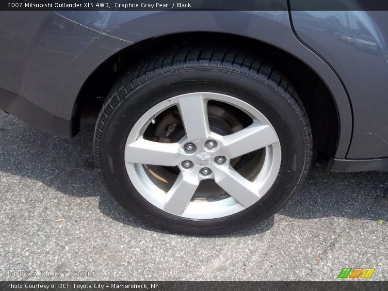 Graphite Gray Pearl / Black 2007 Mitsubishi Outlander XLS 4WD