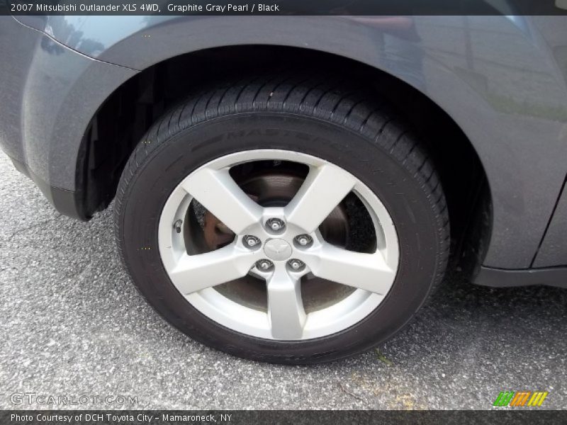 Graphite Gray Pearl / Black 2007 Mitsubishi Outlander XLS 4WD