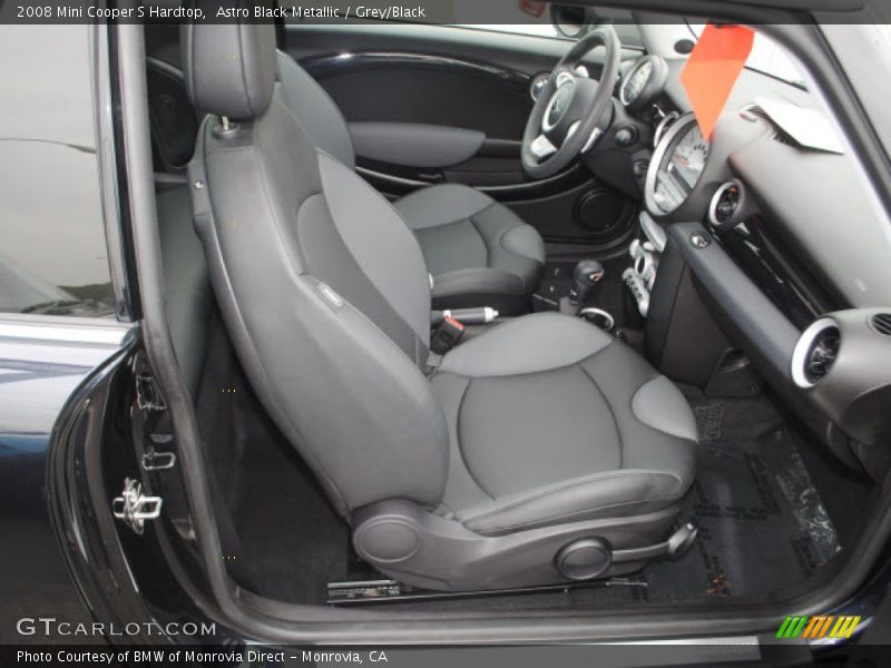 Astro Black Metallic / Grey/Black 2008 Mini Cooper S Hardtop