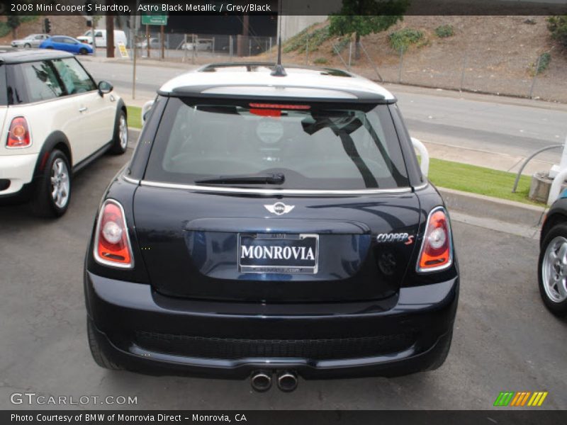 Astro Black Metallic / Grey/Black 2008 Mini Cooper S Hardtop