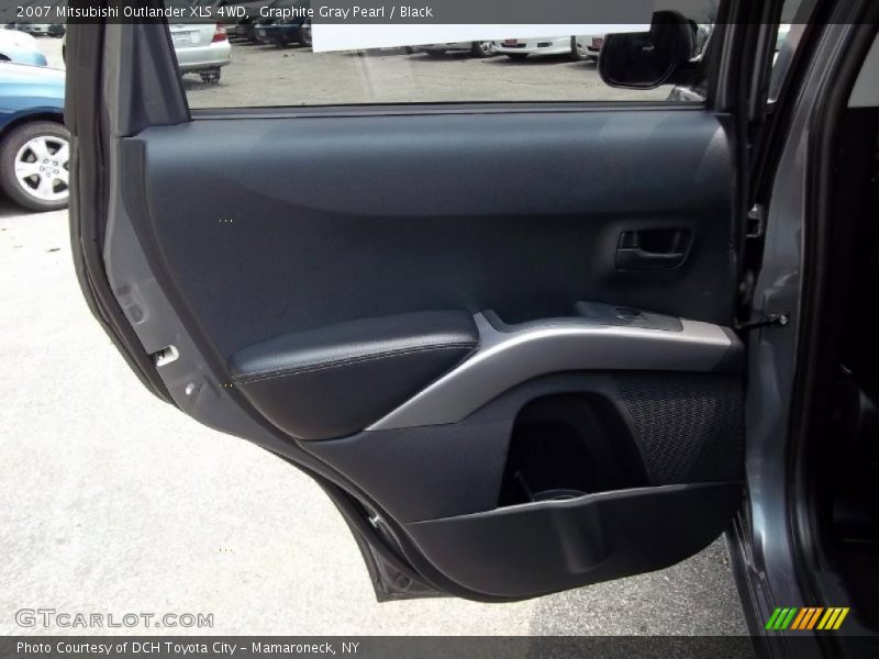 Graphite Gray Pearl / Black 2007 Mitsubishi Outlander XLS 4WD