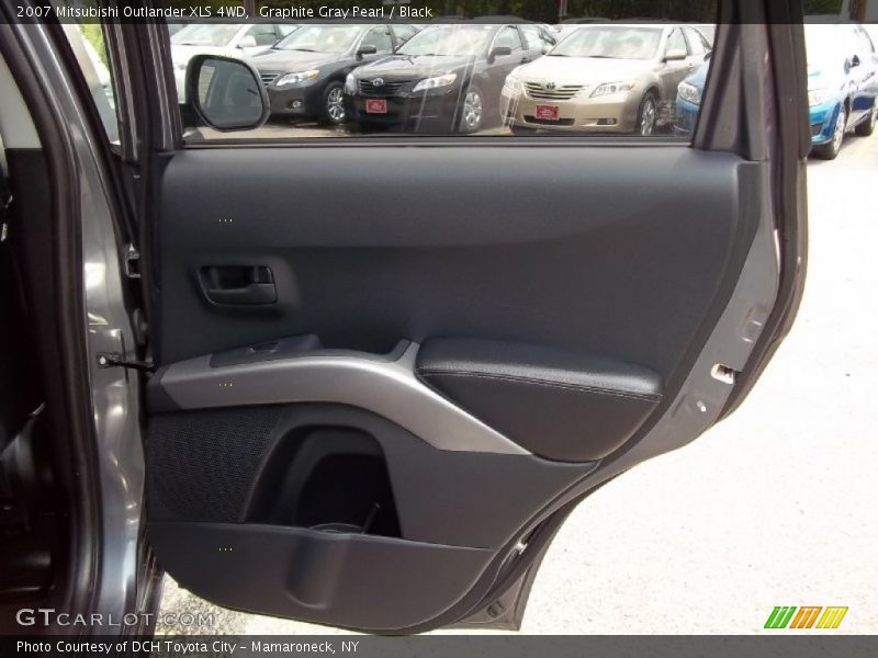 Graphite Gray Pearl / Black 2007 Mitsubishi Outlander XLS 4WD