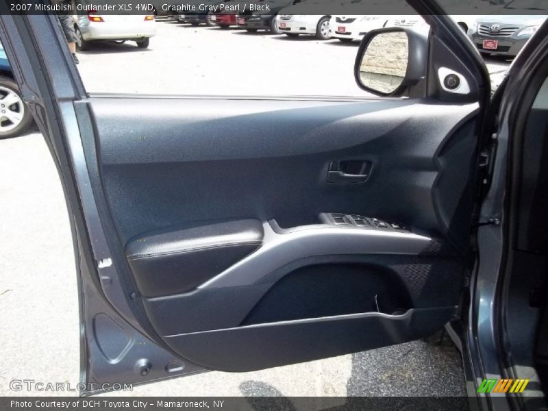 Graphite Gray Pearl / Black 2007 Mitsubishi Outlander XLS 4WD