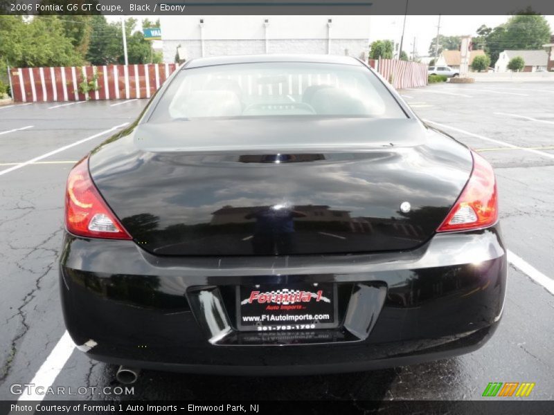 Black / Ebony 2006 Pontiac G6 GT Coupe