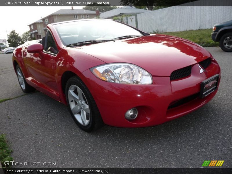 Pure Red / Dark Charcoal 2007 Mitsubishi Eclipse Spyder GS