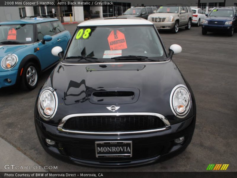 Astro Black Metallic / Grey/Black 2008 Mini Cooper S Hardtop