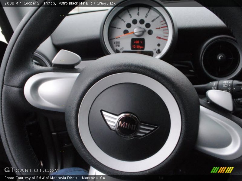 Astro Black Metallic / Grey/Black 2008 Mini Cooper S Hardtop