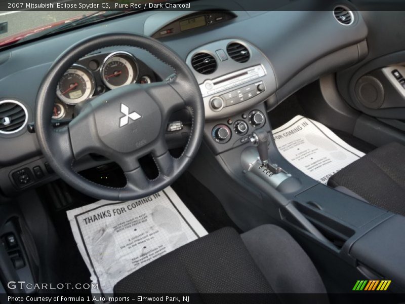 Pure Red / Dark Charcoal 2007 Mitsubishi Eclipse Spyder GS
