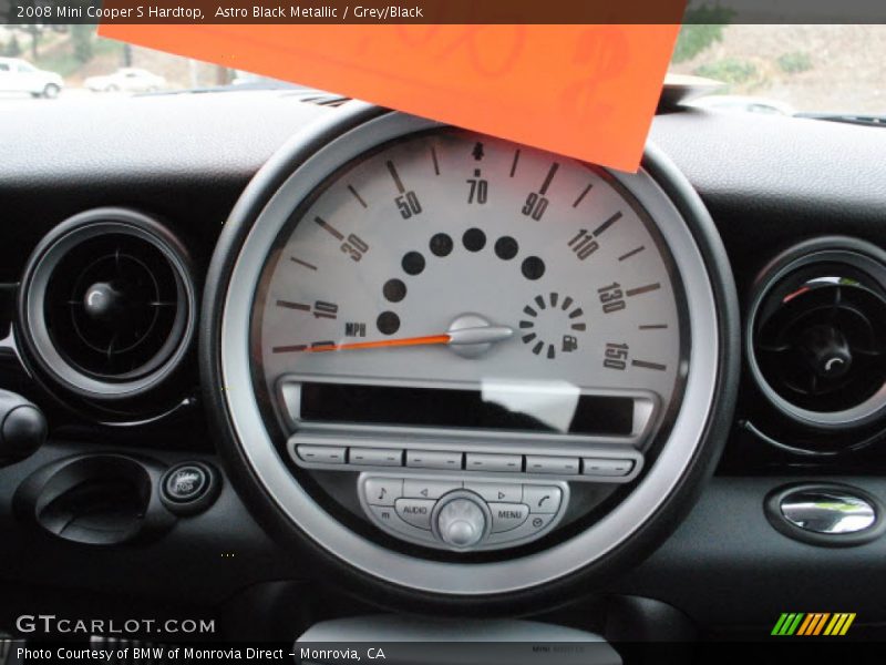 Astro Black Metallic / Grey/Black 2008 Mini Cooper S Hardtop