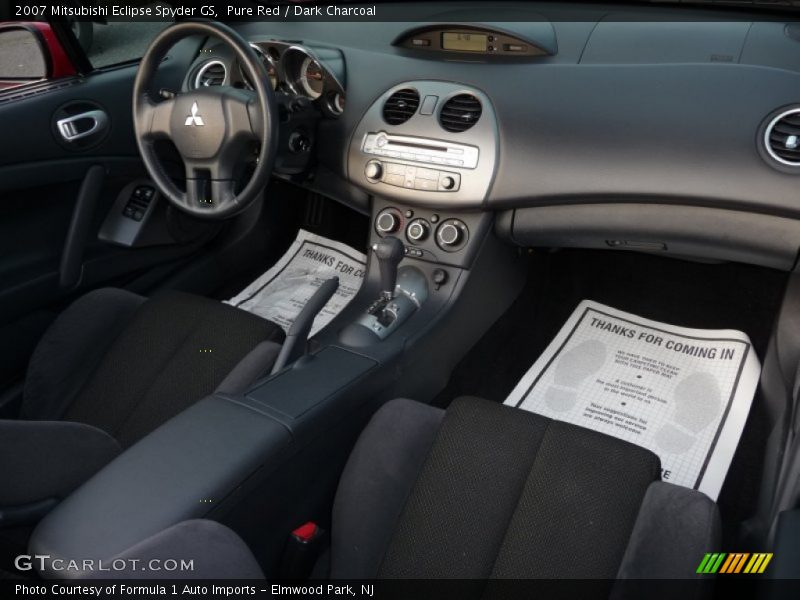 Pure Red / Dark Charcoal 2007 Mitsubishi Eclipse Spyder GS