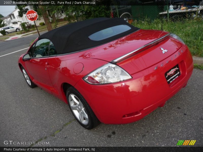 Pure Red / Dark Charcoal 2007 Mitsubishi Eclipse Spyder GS