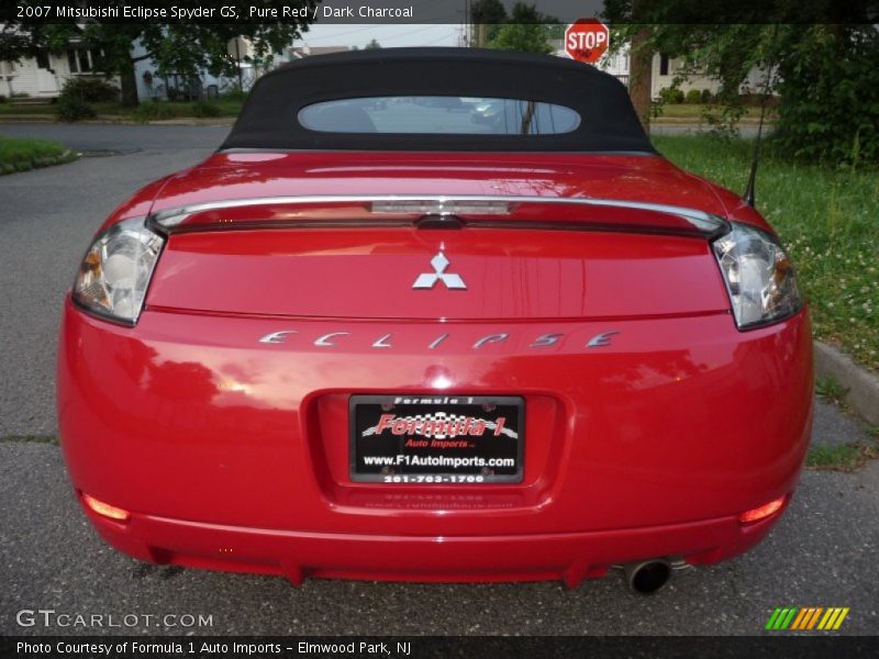Pure Red / Dark Charcoal 2007 Mitsubishi Eclipse Spyder GS