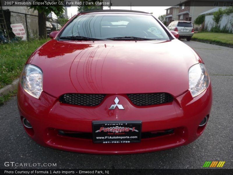Pure Red / Dark Charcoal 2007 Mitsubishi Eclipse Spyder GS