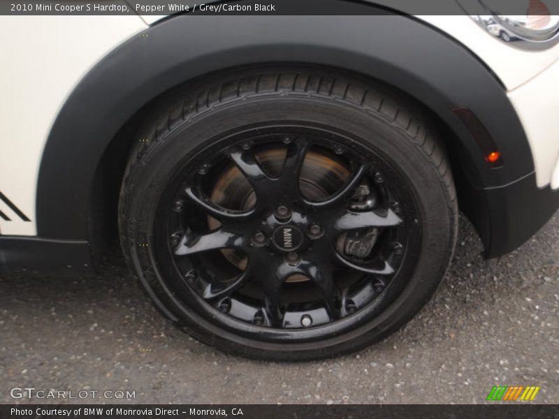 Pepper White / Grey/Carbon Black 2010 Mini Cooper S Hardtop