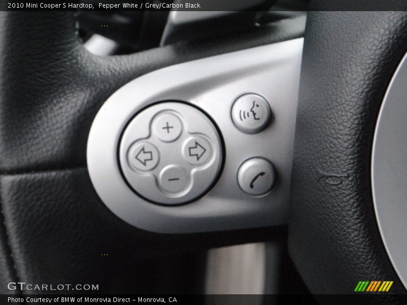 Controls of 2010 Cooper S Hardtop