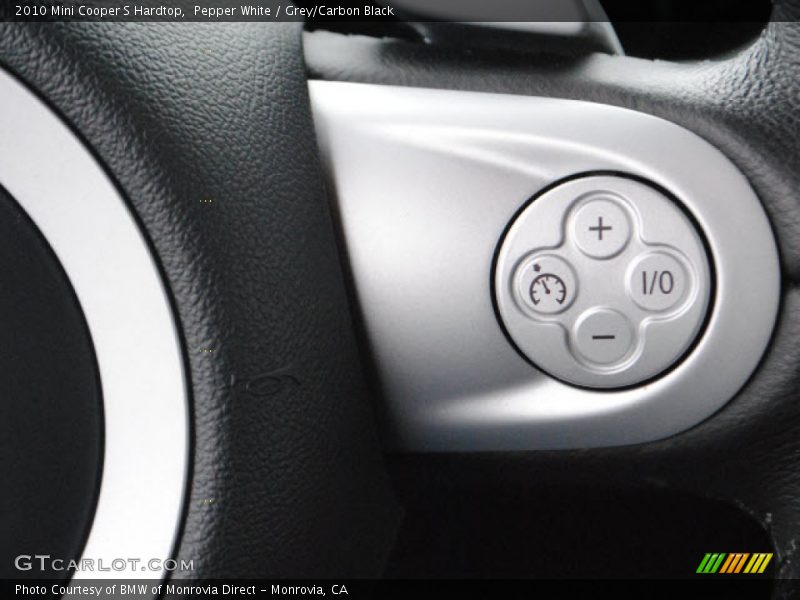 Controls of 2010 Cooper S Hardtop