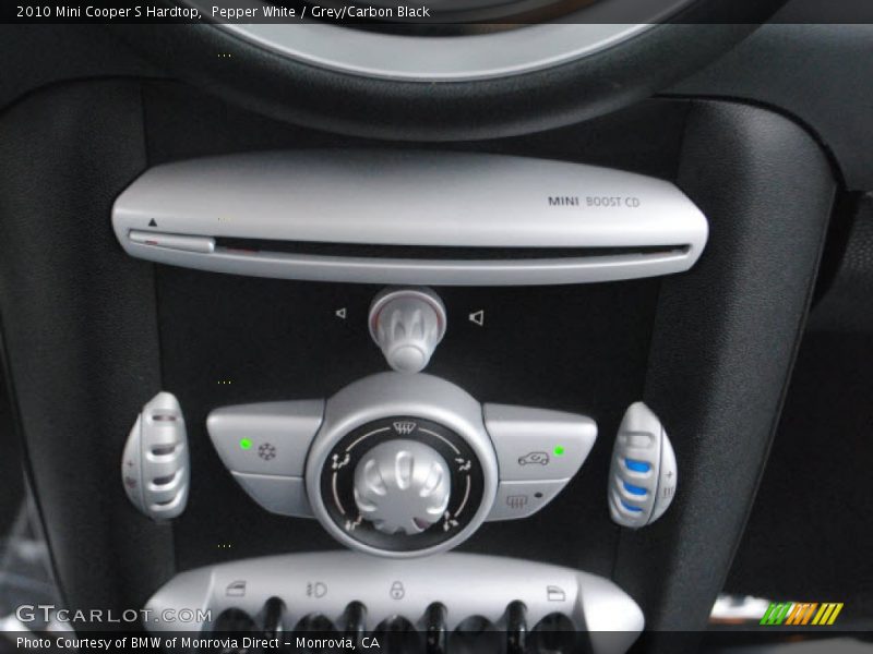 Pepper White / Grey/Carbon Black 2010 Mini Cooper S Hardtop