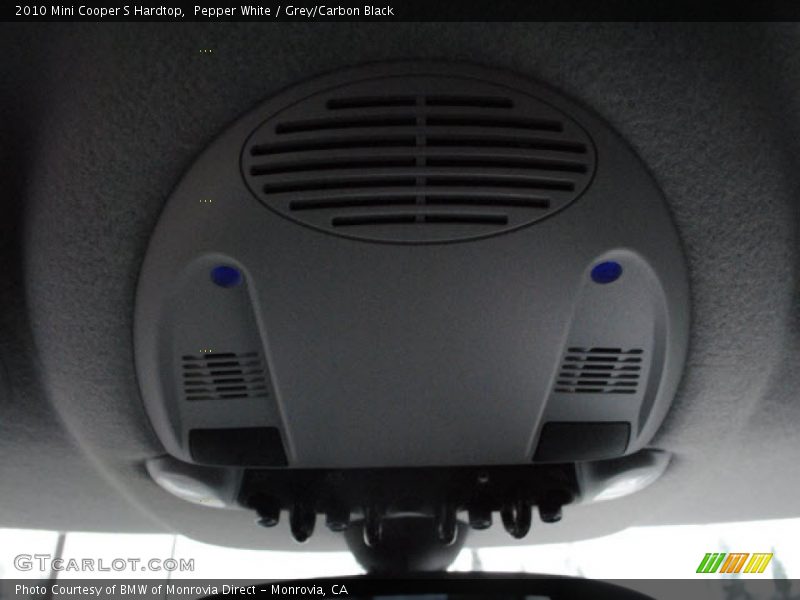 Pepper White / Grey/Carbon Black 2010 Mini Cooper S Hardtop