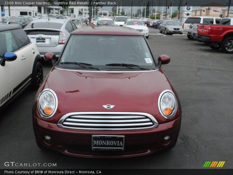 Nightfire Red Metallic / Panther Black 2008 Mini Cooper Hardtop