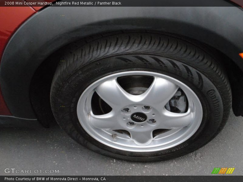 Nightfire Red Metallic / Panther Black 2008 Mini Cooper Hardtop