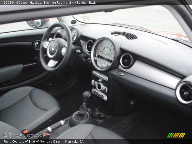 Nightfire Red Metallic / Panther Black 2008 Mini Cooper Hardtop