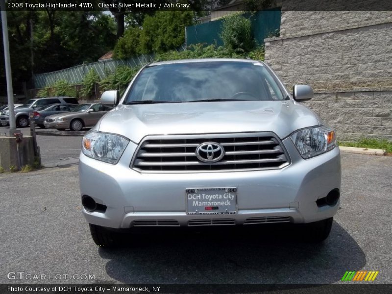 Classic Silver Metallic / Ash Gray 2008 Toyota Highlander 4WD