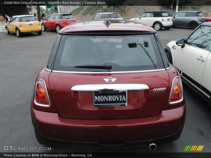 Nightfire Red Metallic / Panther Black 2008 Mini Cooper Hardtop