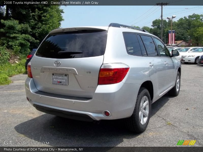 Classic Silver Metallic / Ash Gray 2008 Toyota Highlander 4WD
