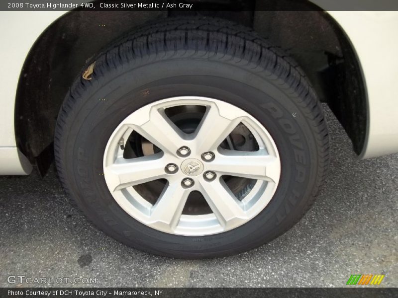 Classic Silver Metallic / Ash Gray 2008 Toyota Highlander 4WD
