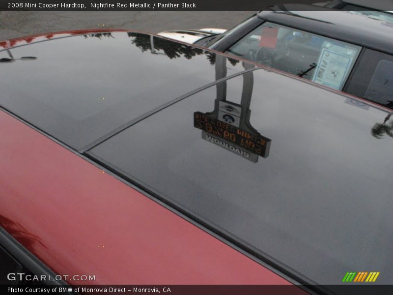 Nightfire Red Metallic / Panther Black 2008 Mini Cooper Hardtop