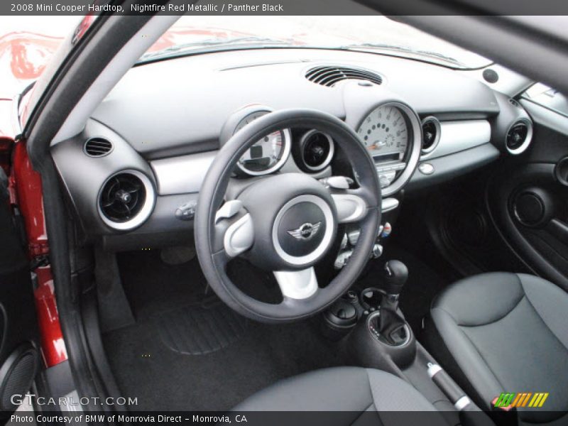 Nightfire Red Metallic / Panther Black 2008 Mini Cooper Hardtop