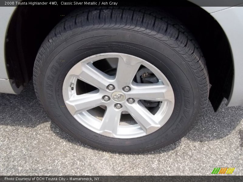 Classic Silver Metallic / Ash Gray 2008 Toyota Highlander 4WD