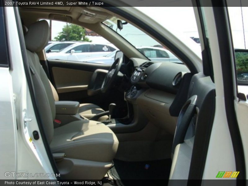 Super White / Taupe 2007 Toyota RAV4 Limited 4WD
