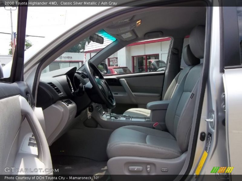 Classic Silver Metallic / Ash Gray 2008 Toyota Highlander 4WD