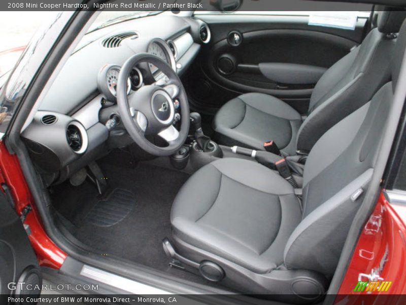 Nightfire Red Metallic / Panther Black 2008 Mini Cooper Hardtop