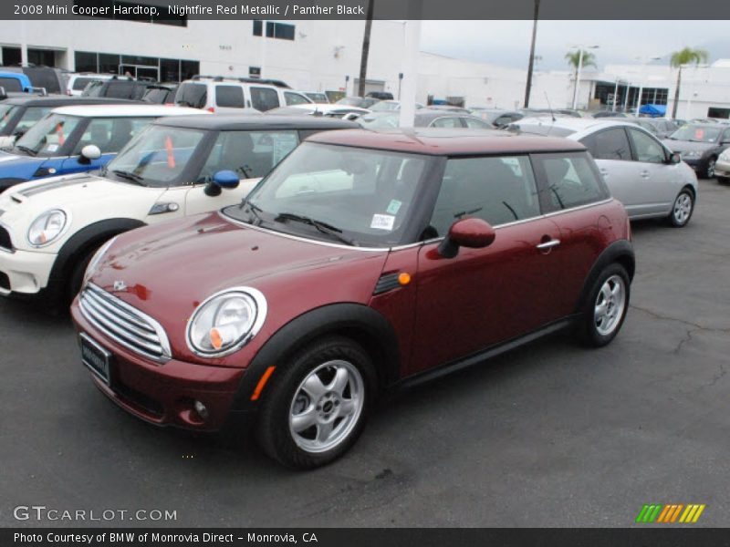 Nightfire Red Metallic / Panther Black 2008 Mini Cooper Hardtop