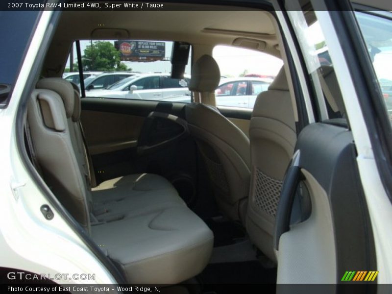 Super White / Taupe 2007 Toyota RAV4 Limited 4WD