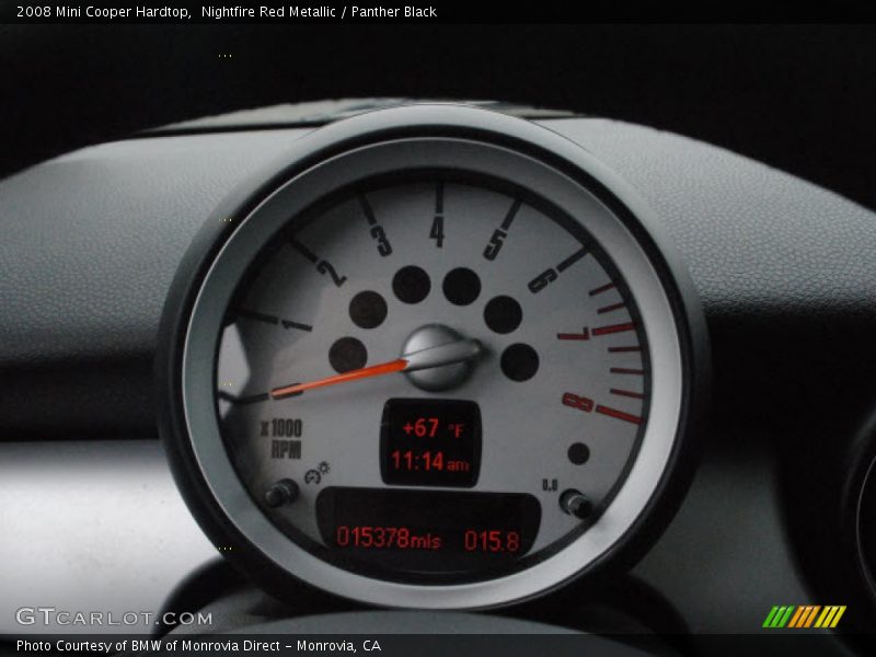 Nightfire Red Metallic / Panther Black 2008 Mini Cooper Hardtop