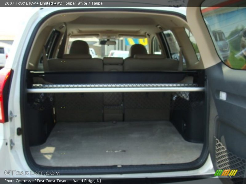Super White / Taupe 2007 Toyota RAV4 Limited 4WD