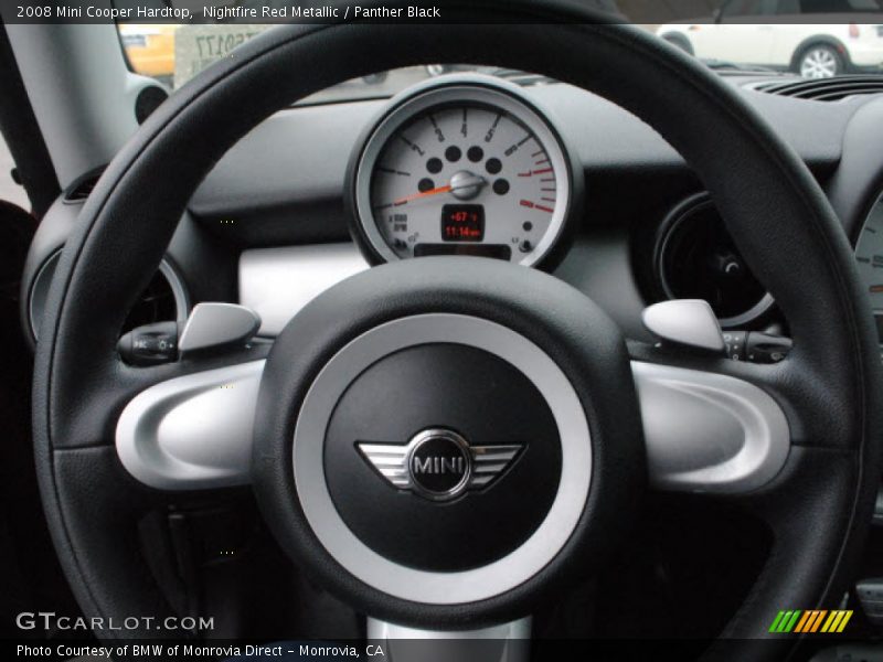 Nightfire Red Metallic / Panther Black 2008 Mini Cooper Hardtop