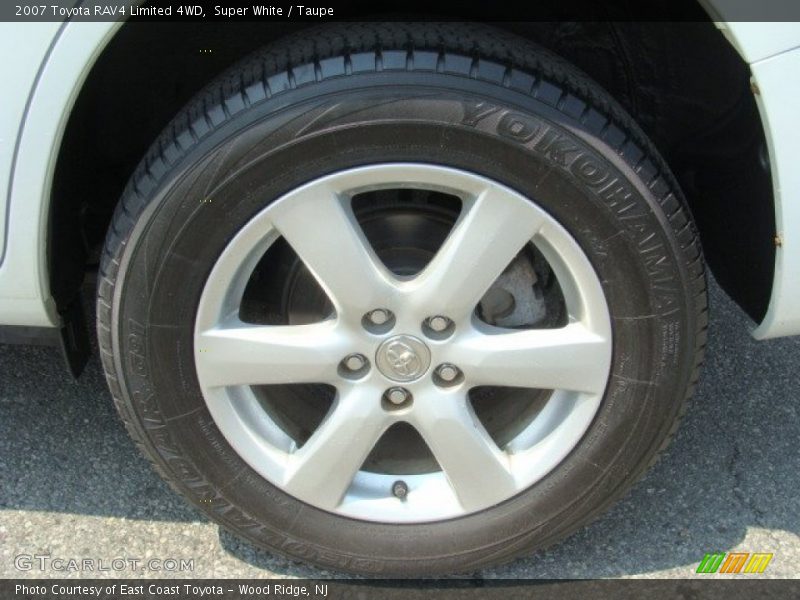 Super White / Taupe 2007 Toyota RAV4 Limited 4WD