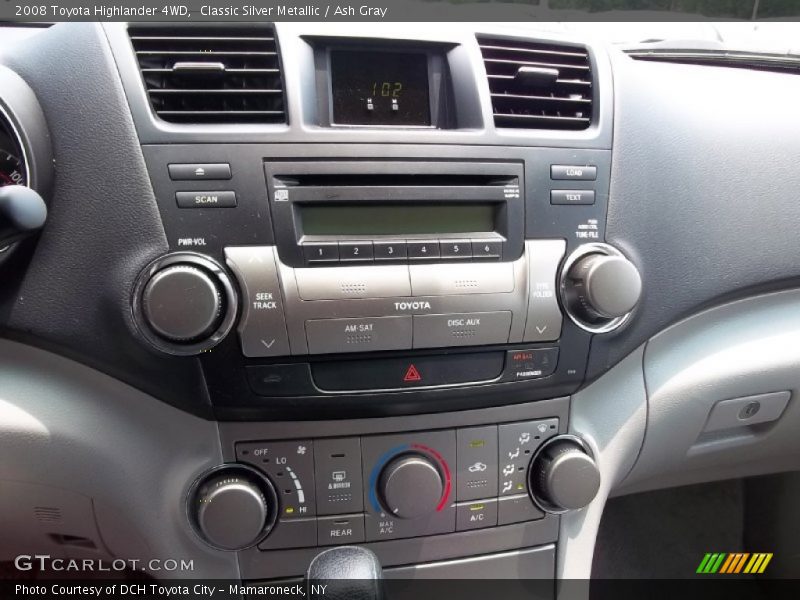 Classic Silver Metallic / Ash Gray 2008 Toyota Highlander 4WD