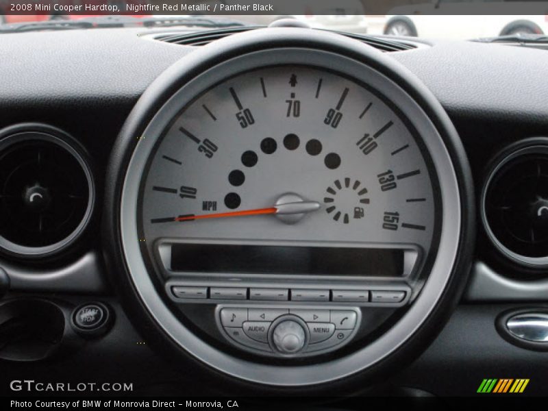 Nightfire Red Metallic / Panther Black 2008 Mini Cooper Hardtop
