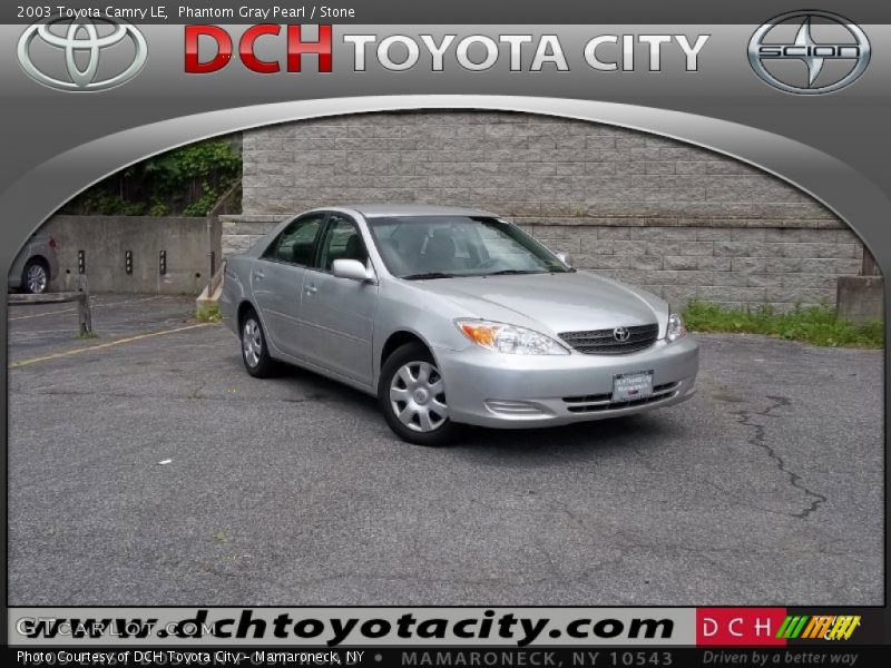 Phantom Gray Pearl / Stone 2003 Toyota Camry LE