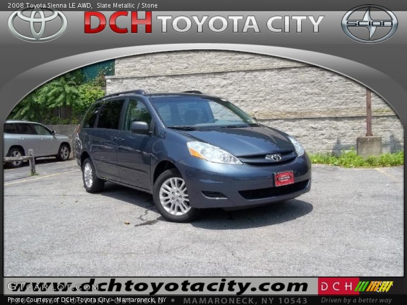 Slate Metallic / Stone 2008 Toyota Sienna LE AWD