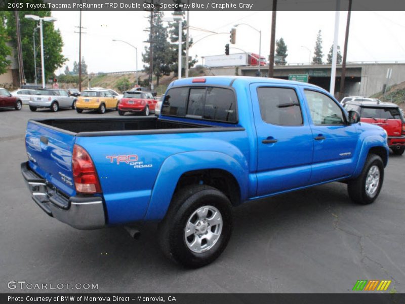 Speedway Blue / Graphite Gray 2005 Toyota Tacoma PreRunner TRD Double Cab