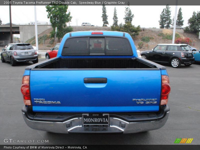 Speedway Blue / Graphite Gray 2005 Toyota Tacoma PreRunner TRD Double Cab