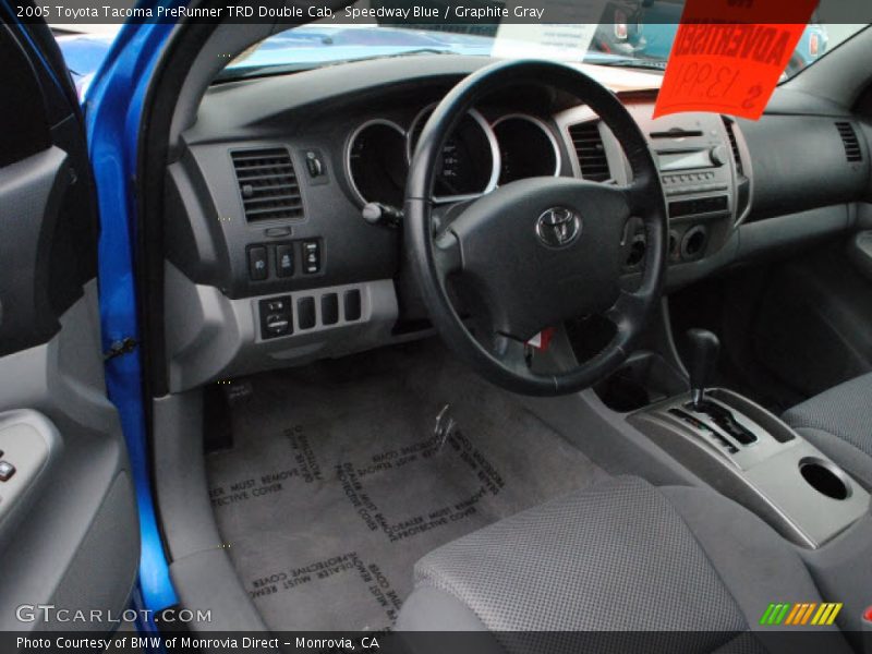 Speedway Blue / Graphite Gray 2005 Toyota Tacoma PreRunner TRD Double Cab