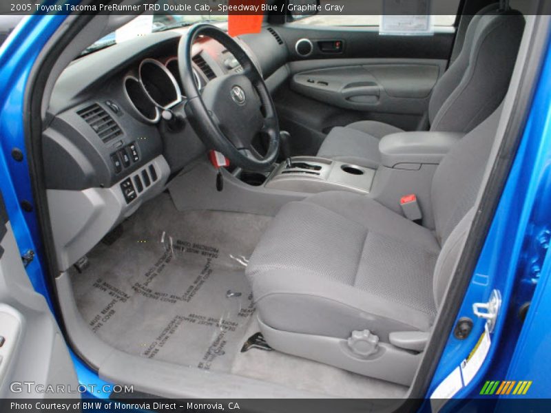  2005 Tacoma PreRunner TRD Double Cab Graphite Gray Interior