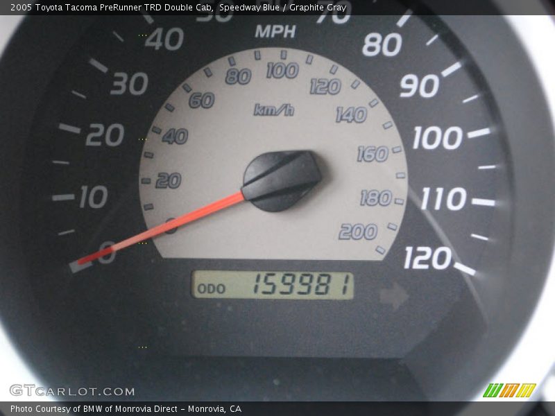 Speedway Blue / Graphite Gray 2005 Toyota Tacoma PreRunner TRD Double Cab
